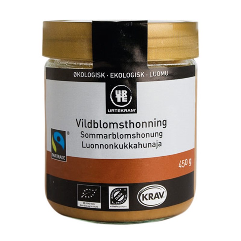 Urtekram Vildblomst Honning Ø (450 gr)