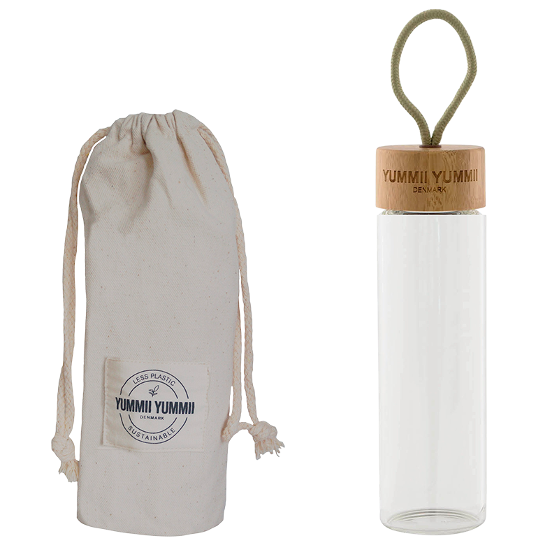 Yummii Yummii Glas Flaske Natural (600 ml)