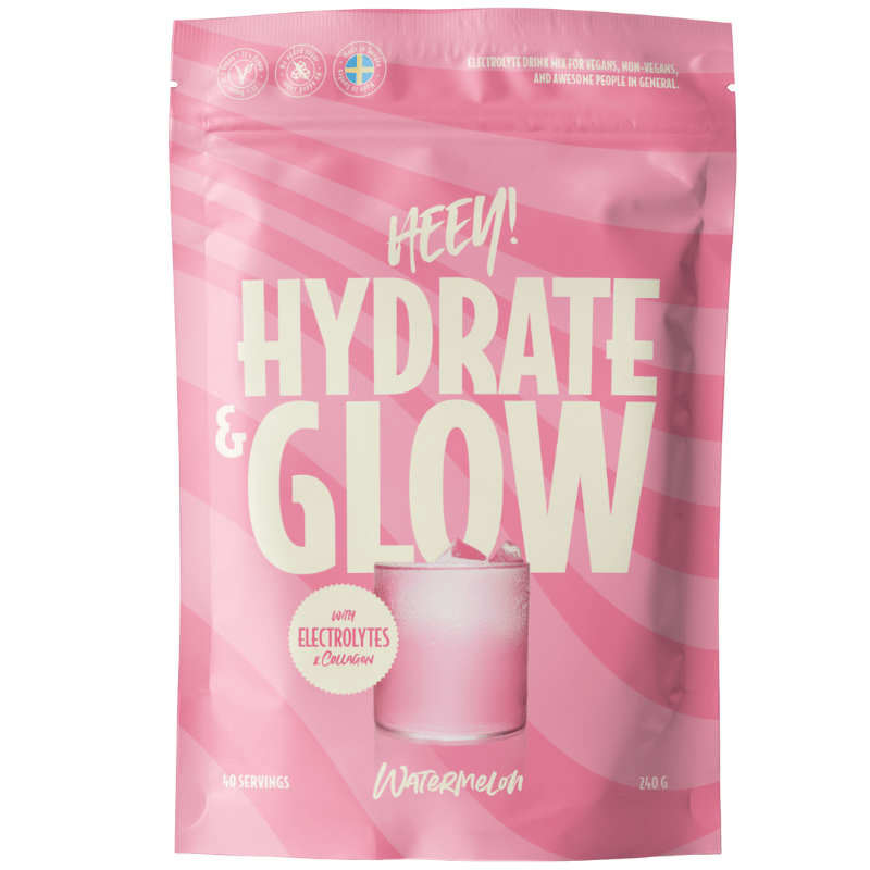 Heey! Hydrate & Glow Electrolytes + Vegan Collagen Watermelon (240 g)
