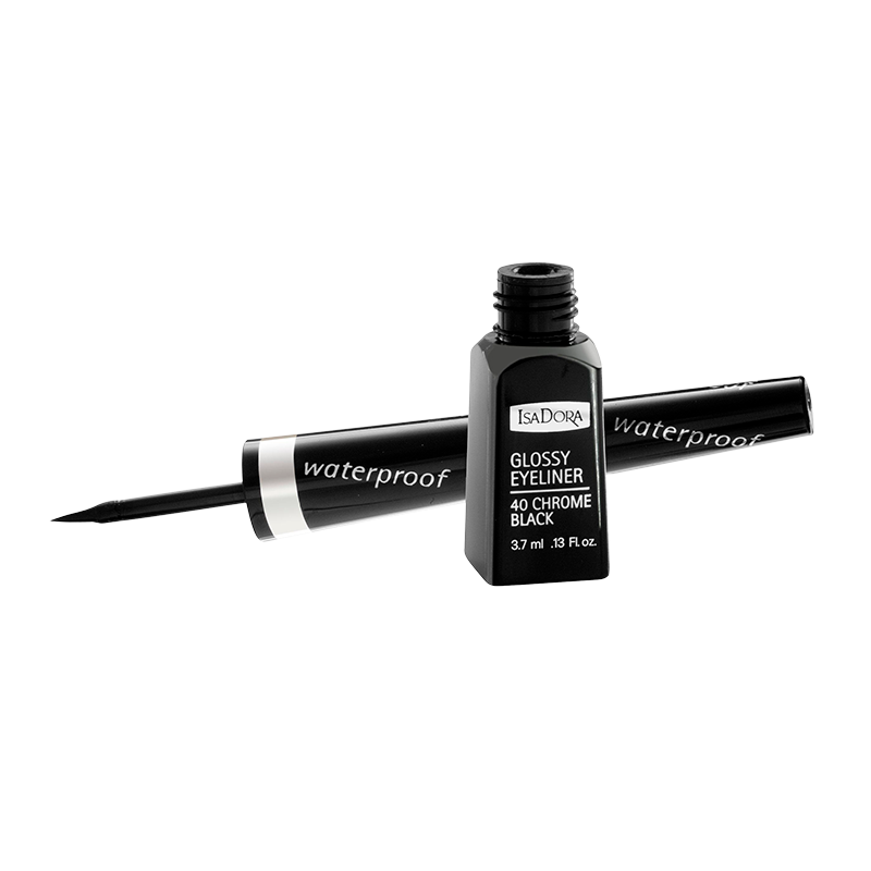 IsaDora Glossy Eyeliner 40 Chrome Black (3.7 ml)