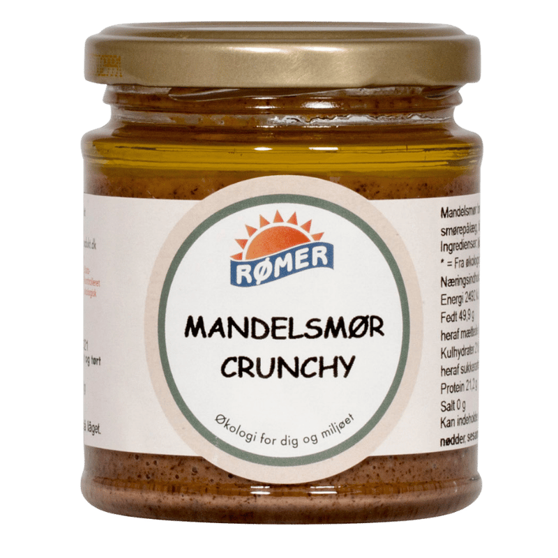 Rømer Mandelsmør Crunchy, Glutenfri Ø (170 gr)