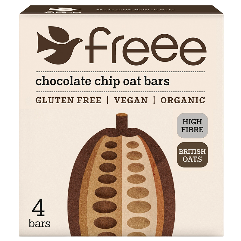 Doves Chocolate Chip Flapjack Øko 4pak (140 g)