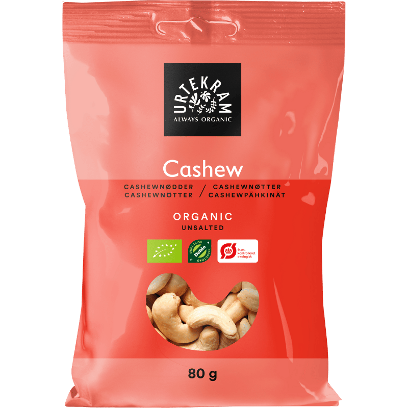 Urtekram Cashewnødder Ø (80 gr)