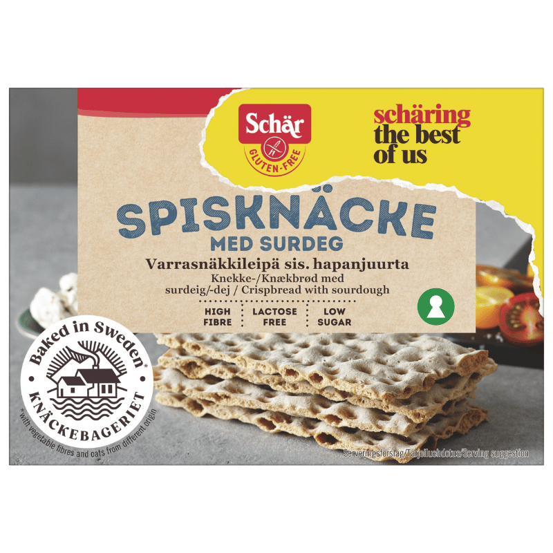 Schär Knækbrød Surdej Glutenfri (130 g)