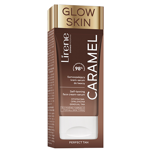 Lirene Self Tanning Face Cream Serum Caramel (50 ml)