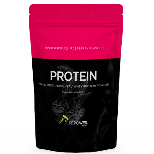 PurePower Proteinpulver Hindbær (400 g)