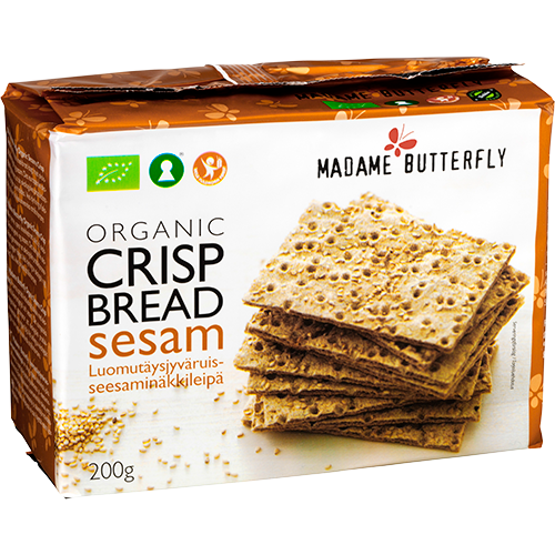 Madame Butterfly Knækbrød Sesam Ø (200 g)