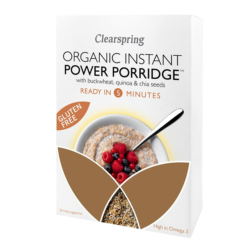 Clearspring Instant Power Porridge M. Quinoa, Boghvede & Chia Ø (160 g)