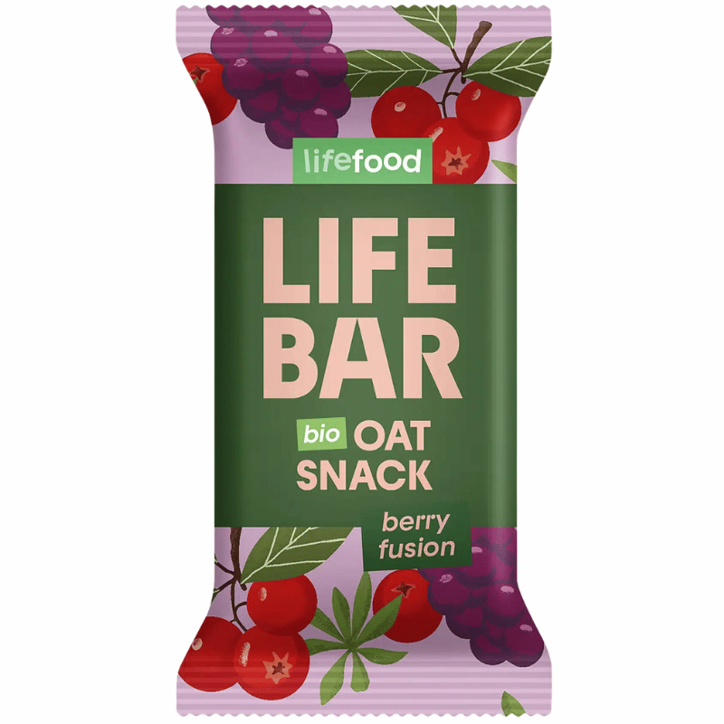 Lifefood Lifebar Havrebar Berry Fusion Ø (40 g)