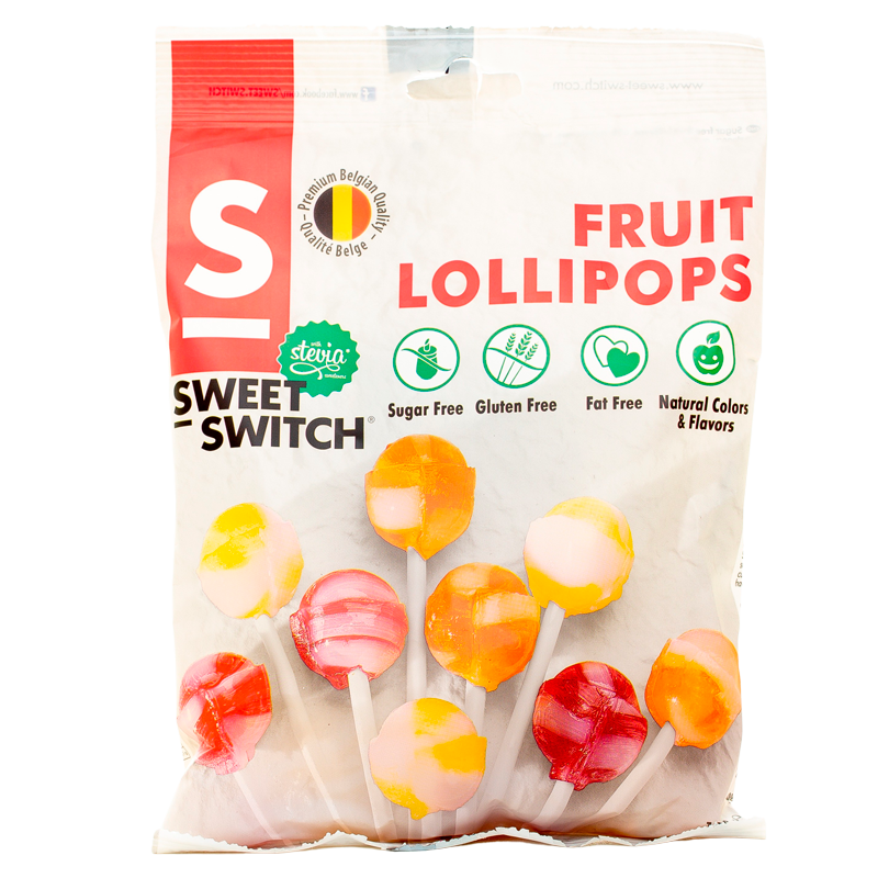 Sweet Switch Lollies Slikkepinde Sukkerfri (100 g)