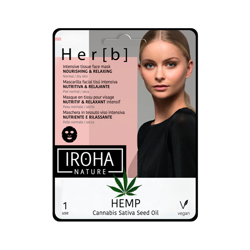 Iroha Cannabis Intensive Tissue Mask (1 stk)