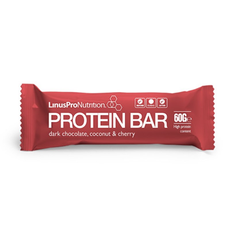 LinusPro Proteinbar Kokos Kirsebær (60 g)