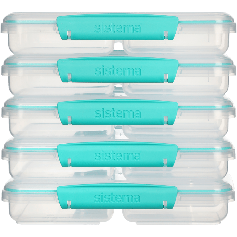 Sistema Meal Prep Madkasse 820 ml (5 stk)