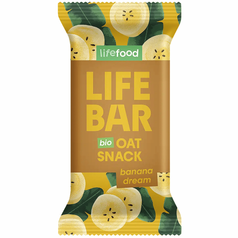 Lifefood Lifebar Havrebar Banana Dream Ø (40 g)