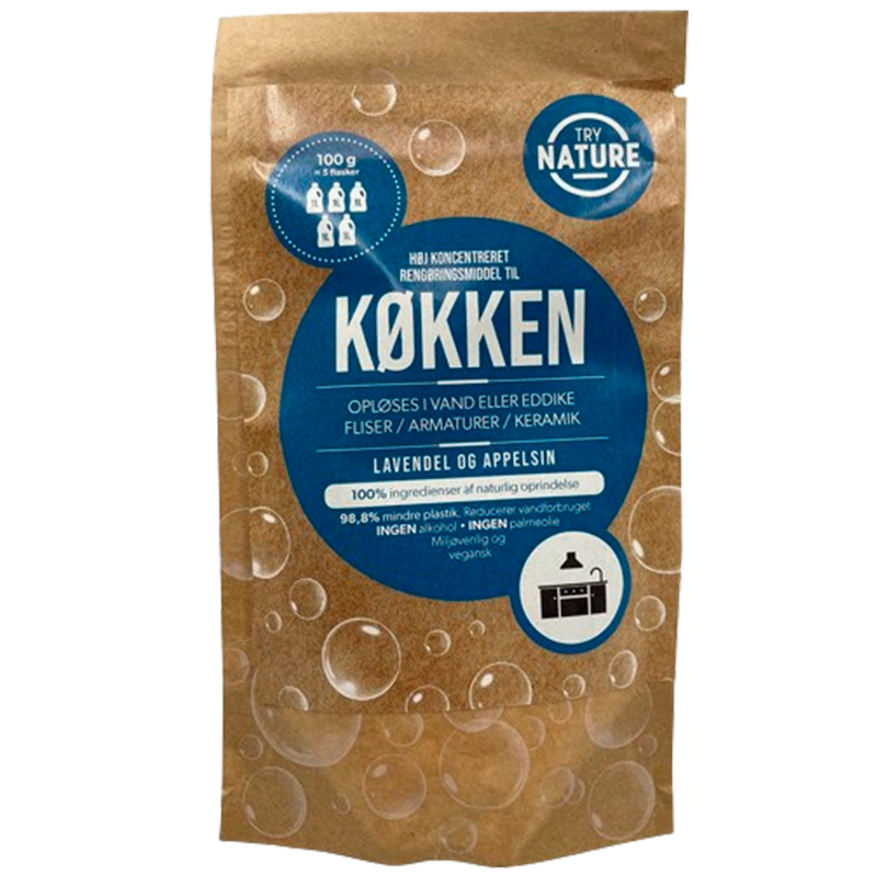 Try Nature Miljøvenligt Rengøringsmiddel til Køkkenet (100 g)