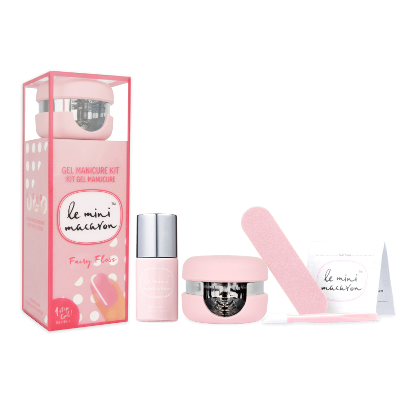 Le Mini Macaron Manicure Kit Fairy Floss