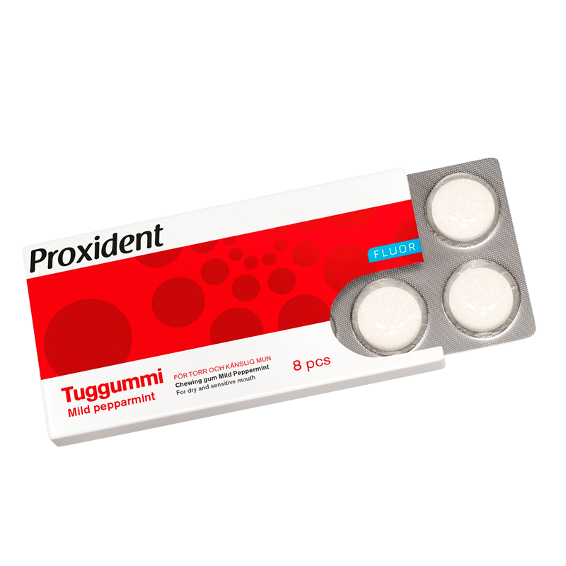 Proxident Tyggegummi til Tør Mund (8 stk)