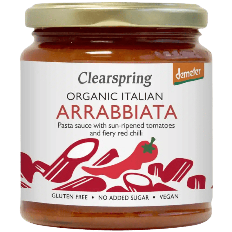 Clearspring Italiensk Pastasauce Arrabbiata Demeter Ø (300 g)