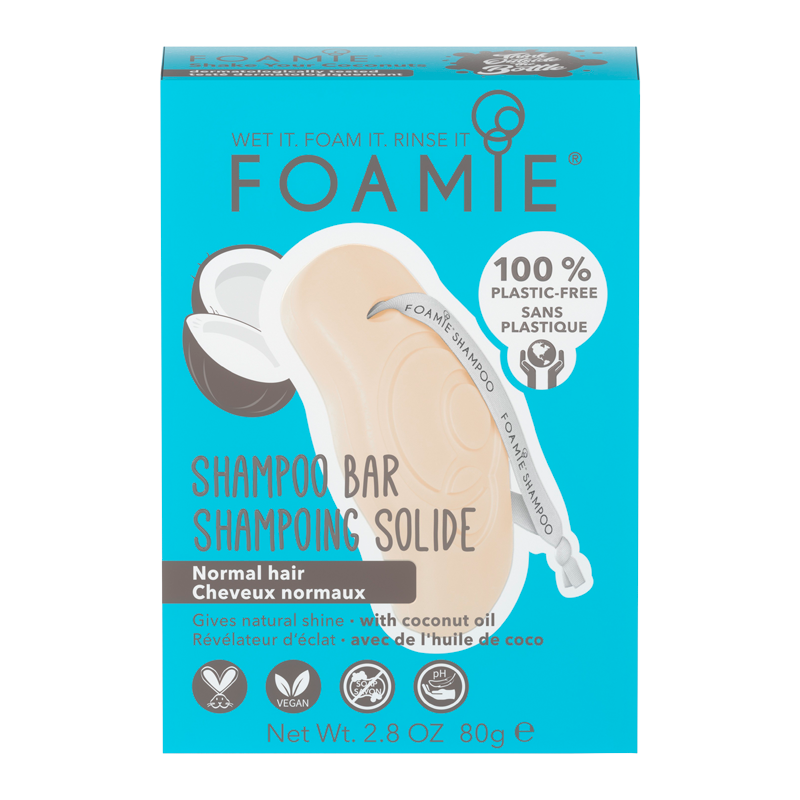 Foamie Shampoo Bar Coconut Oil For Normal Hair (1 stk)