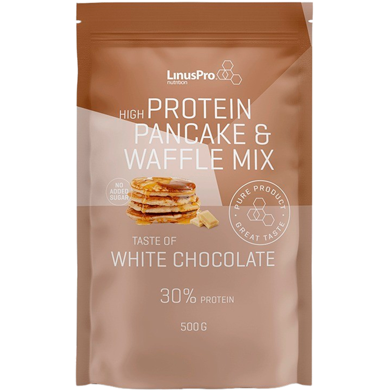 LinusPro Pandekage Mix Hvid Chokolade (500 g)