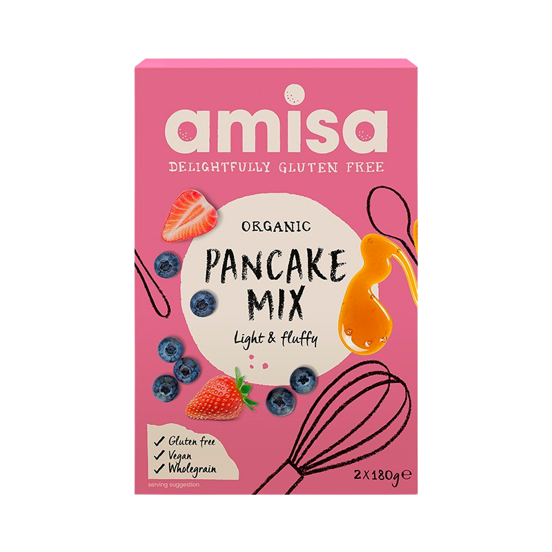 Amisa Glutenfri Pandekage Mix Ø (2x180 g)