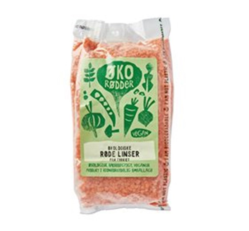 Øko Rødder Røde Linser Ø (400 g)