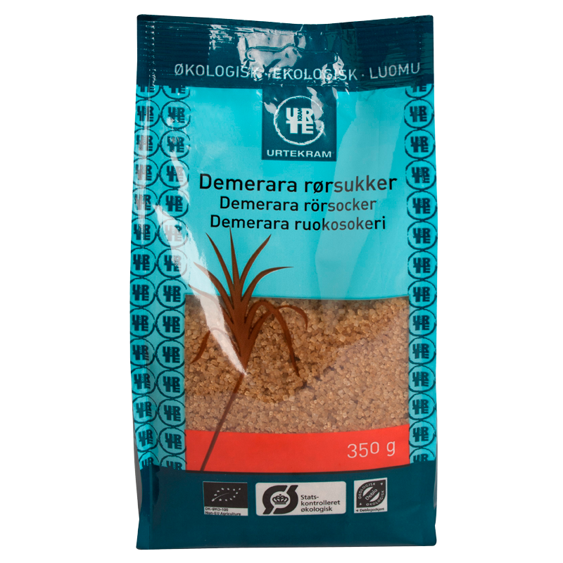Urtekram Demerara Rørsukker Ø (350 g)