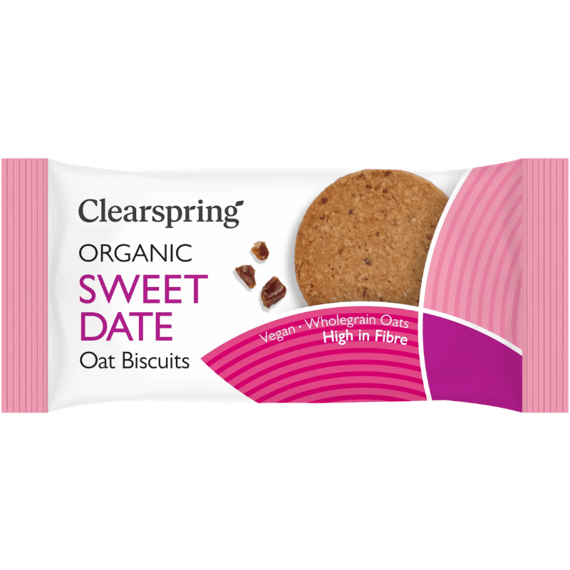 Clearspring Havrekiks Daddel Ø (40 g)