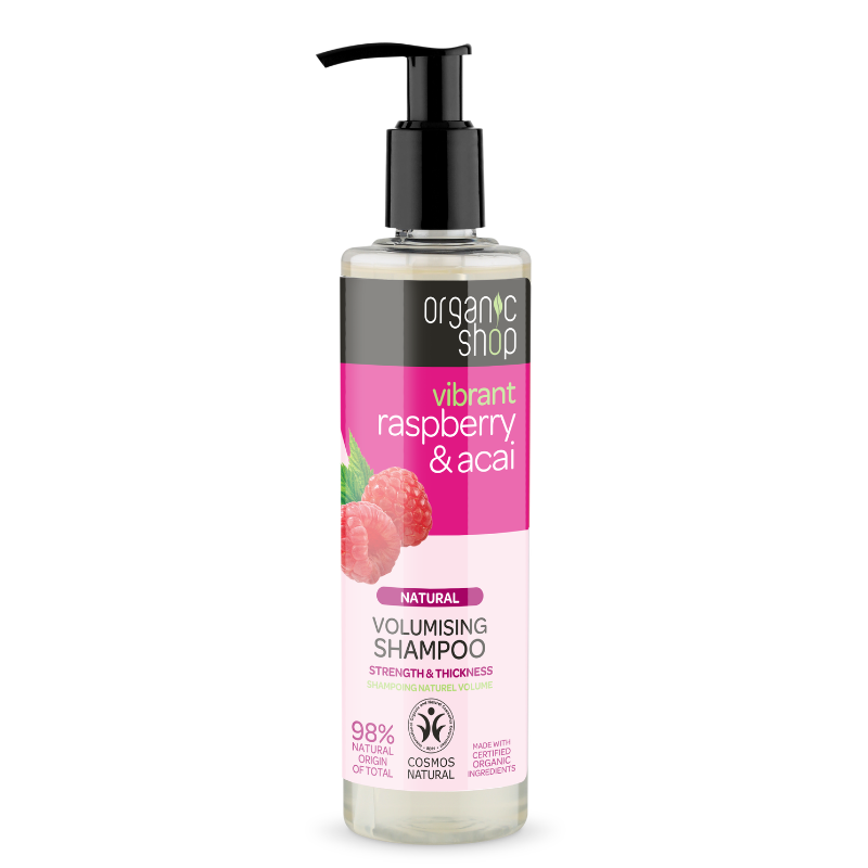Organic Shop Raspberry & Acai Shampoo (280 ml)
