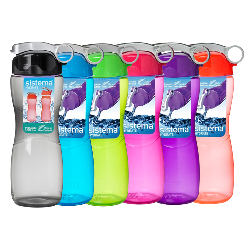 Sistema Hourglass Drikkedunk Ass. Farver (645 ml)
