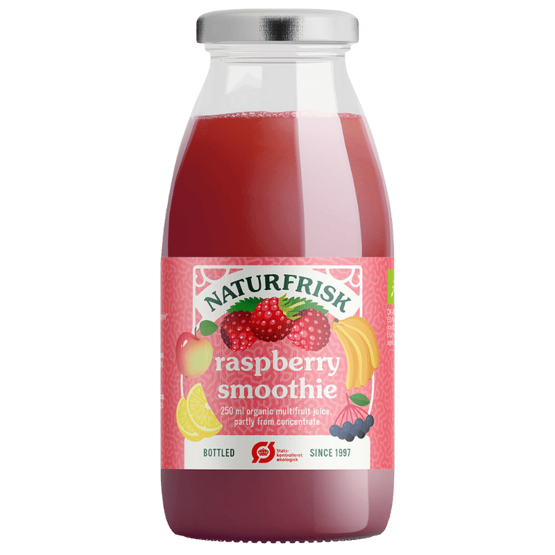 Smoothie Hindbær Ø 250 ml.
