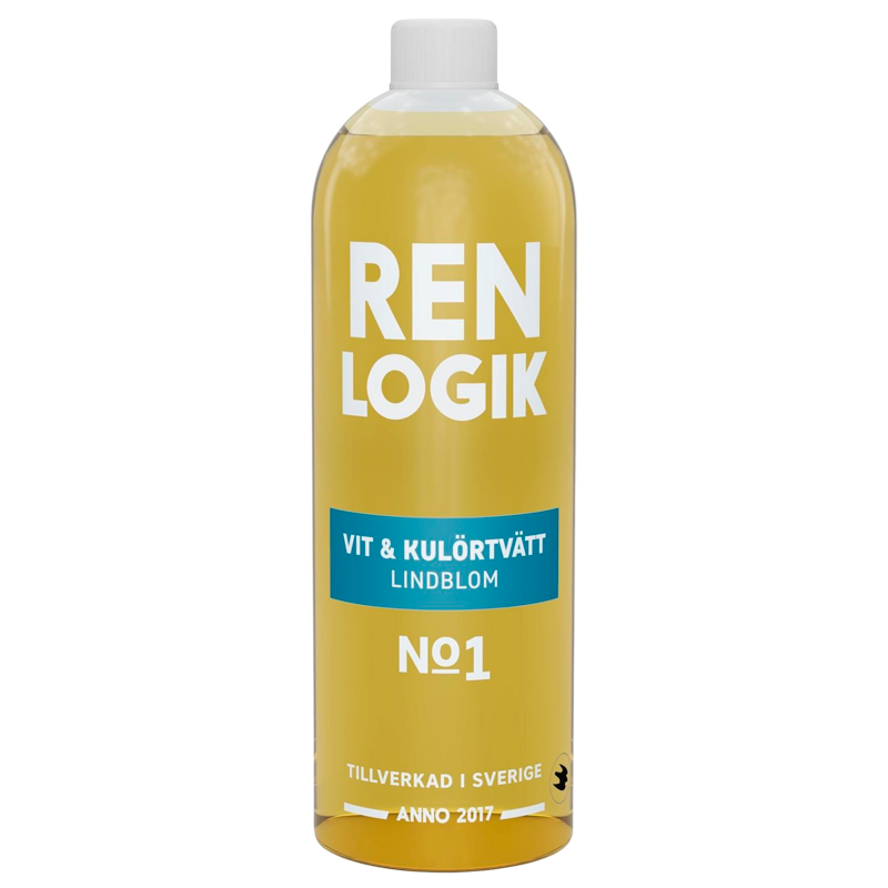 Ren Logik No. 1 Hvid & Farve Vaskemiddel Lindeblomst (750 ml)