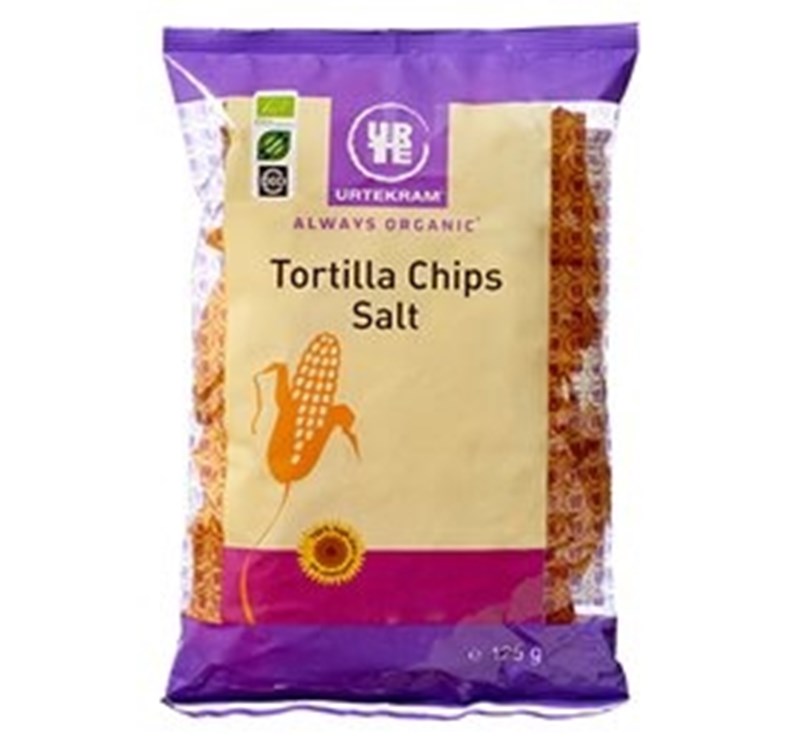 Urtekram Tortillachips Gul Ø (125 gr)