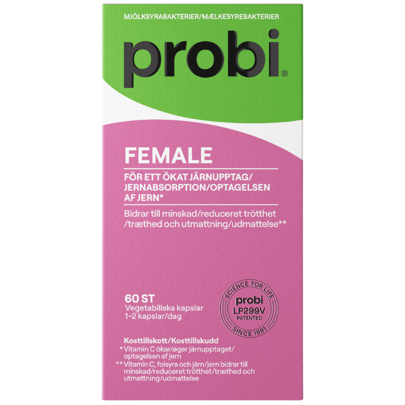 Probi Female Mælkesyrebakterier (60 kaps)