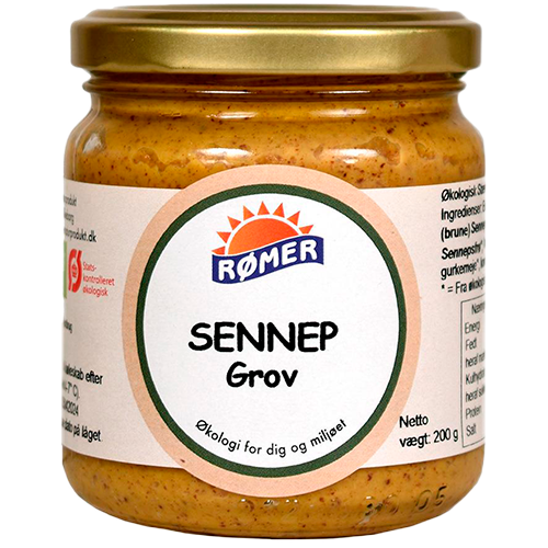 Rømer Sennep Grov Ø (200 g)