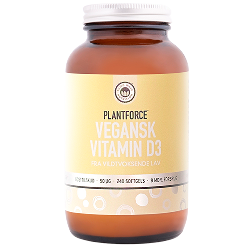 Plantforce Vitamin D 50 mcg (120 softgels)