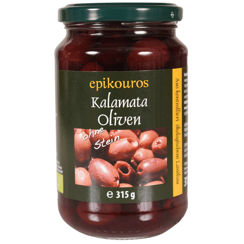 Oliven Kalamata uden sten Ø (315 gr)