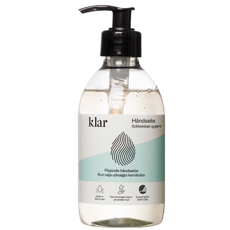 Klar Håndsæbe med Stikkelsbær og Grøn Te (300 ml)