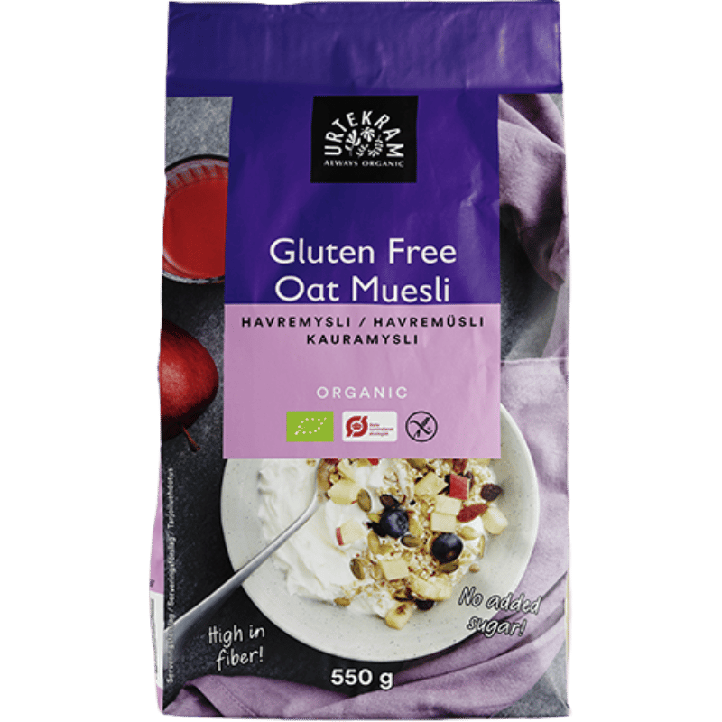 Urtekram Glutenfri Havremysli Ø (550 gr)