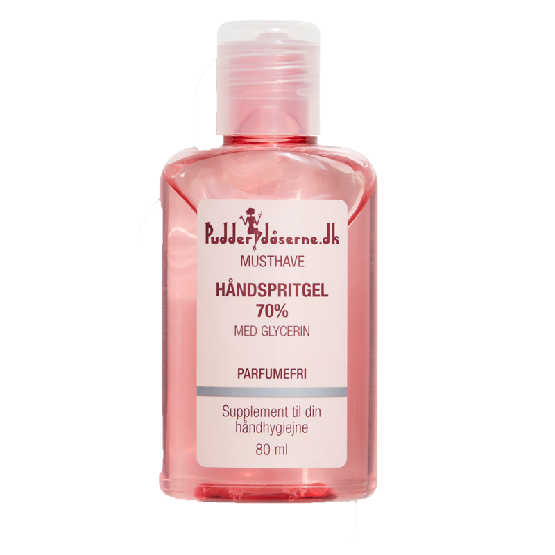 Pudderdåserne Håndsprit Gel 70% (80 ml)