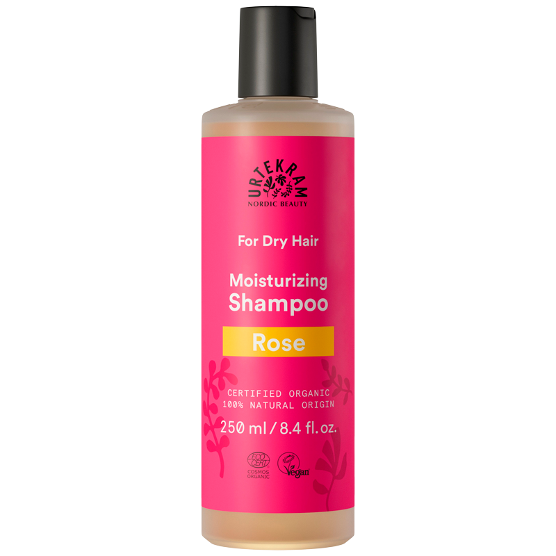 Urtekram Shampoo Tørt Hår Rose Ø (250 ml)