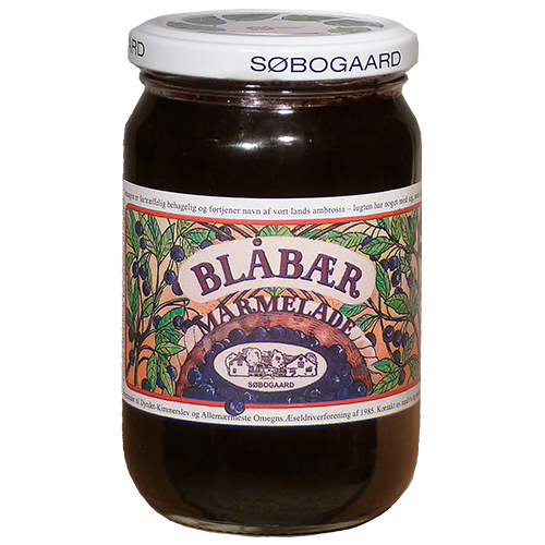 Søbogaard Blåbær Marmelade Ø (400 g)