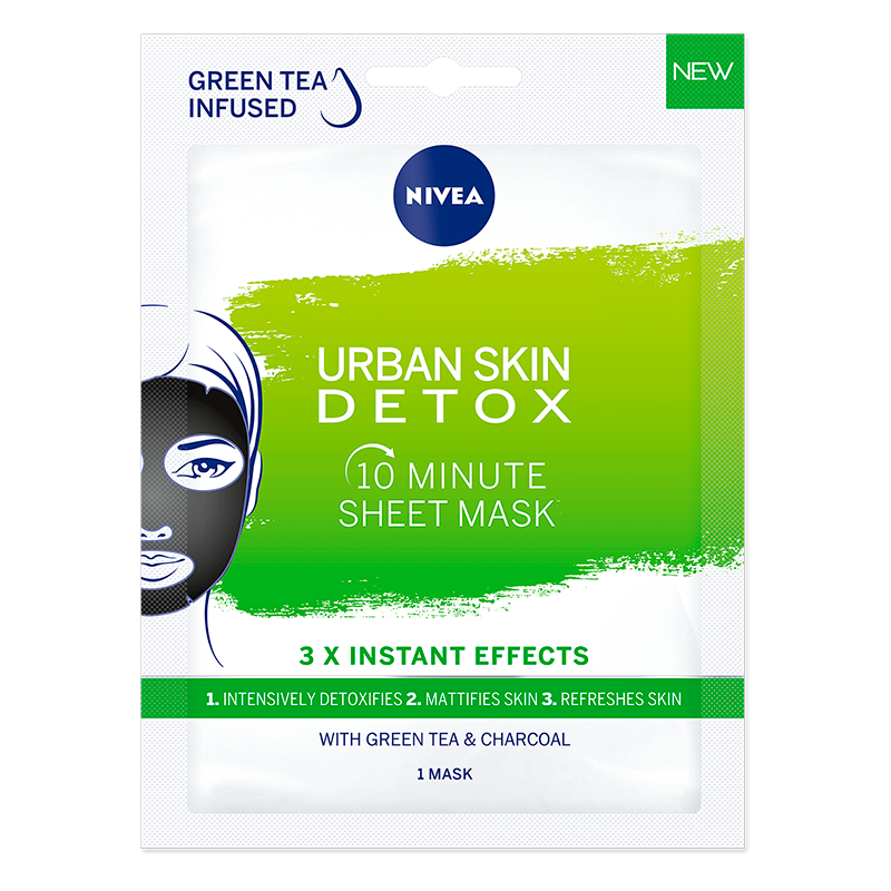 Nivea Urban Skin Detox Sheet Mask (1 stk)