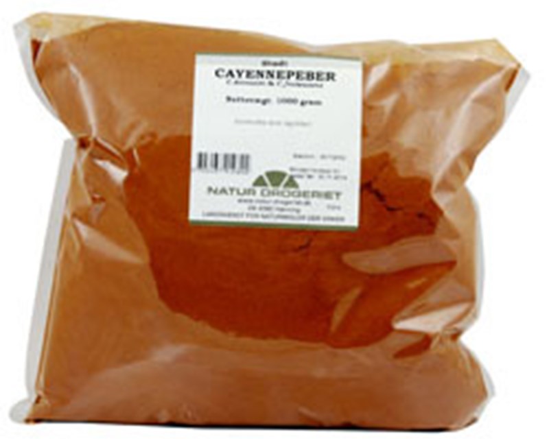 Natur Drogeriet Cayennepeber Stødt (1000 gr)