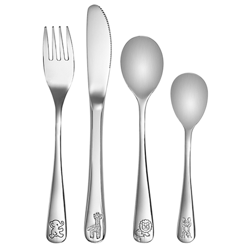 Reer Børne Bestik Rustfrit Stål (4 stk)