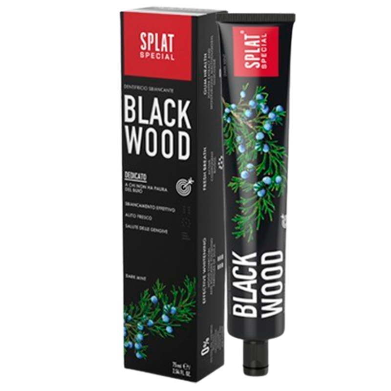 SPLAT Tandpasta Blackwood u. fluor (75 ml)