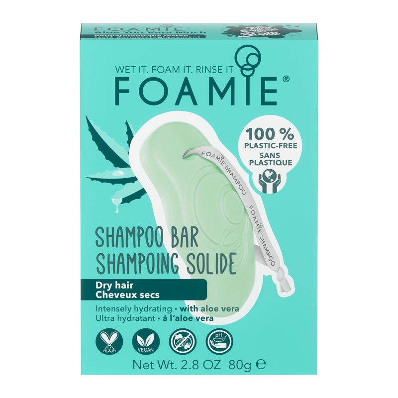 Foamie Shampoo Bar Aloe Vera For Dry Hair (1 stk)