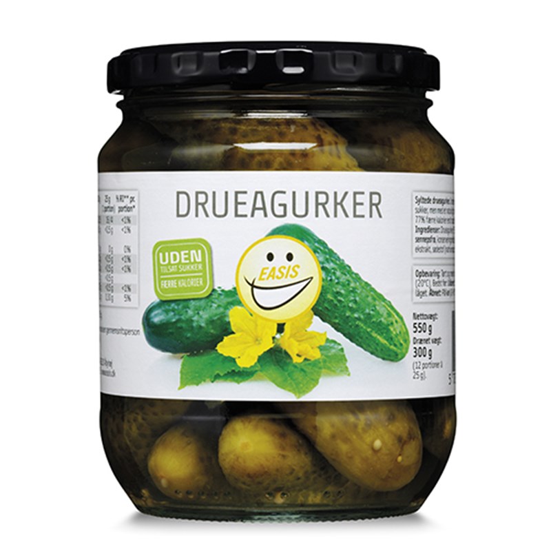 EASIS Syltede Drueagurker (300 g)