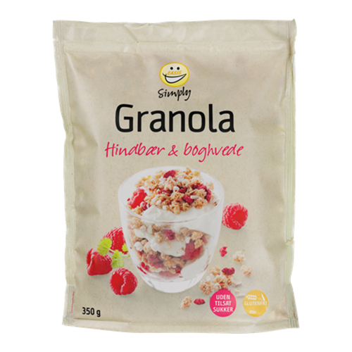 EASIS Granola Hindbær og Boghvede (350g)