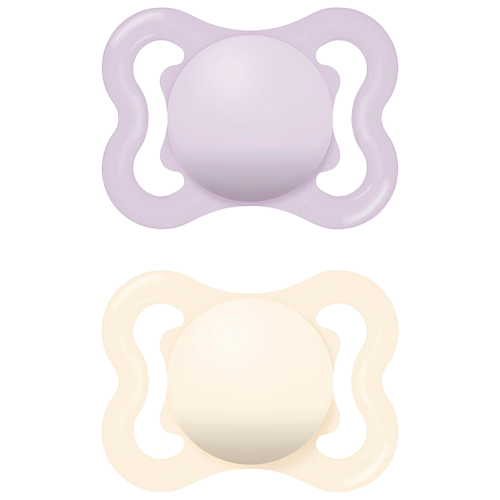 MAM Air Sut Silicone Pink 0-6M (2 stk)
